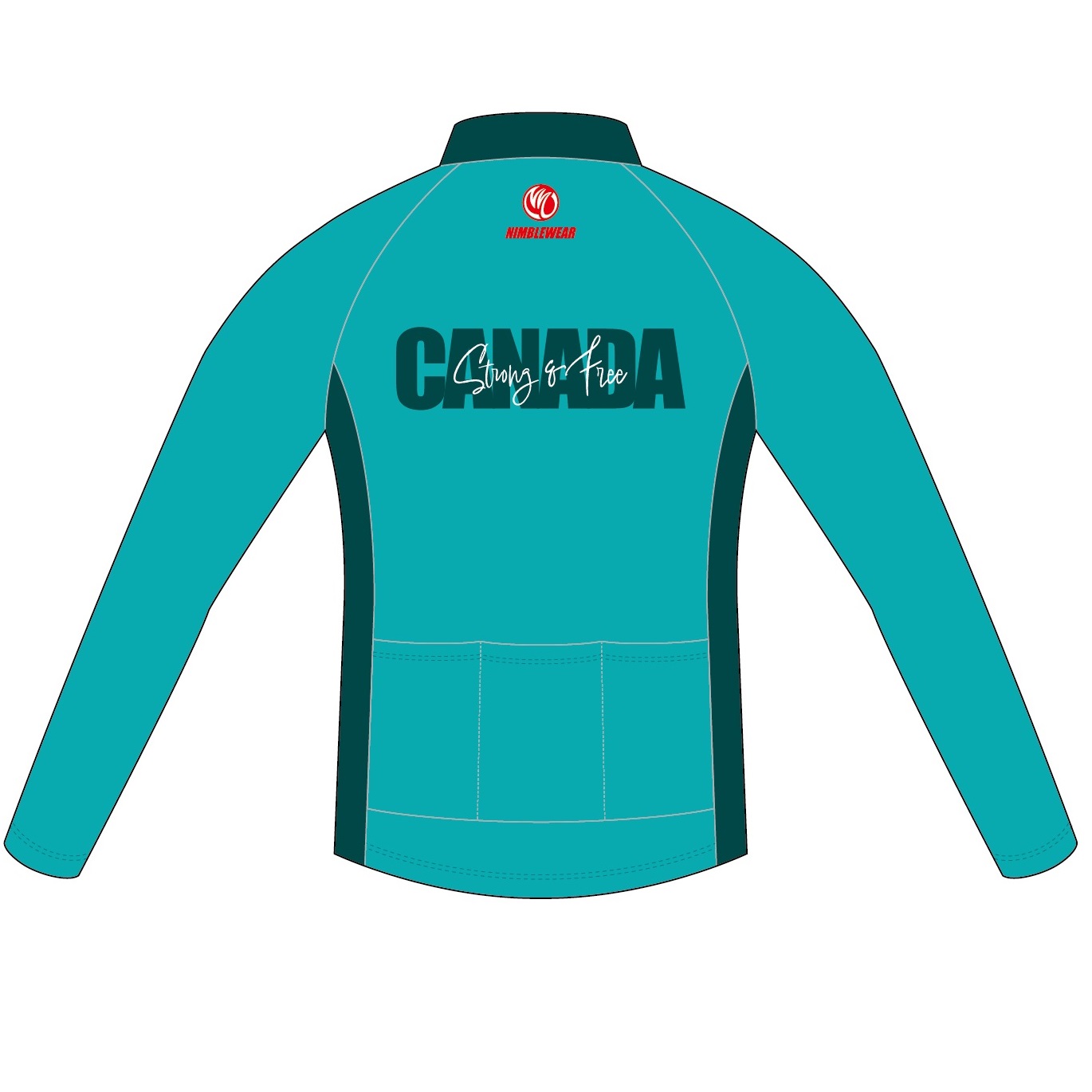 Canada-Proud QUICK-DRY STAR Long Sleeve Cycling Jersey 01 - Image 2