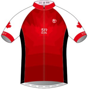 Canada-Proud Short Sleeve VENTO AIR Cycling Jersey (Stretchy Lycra Fabric-ECO) 05